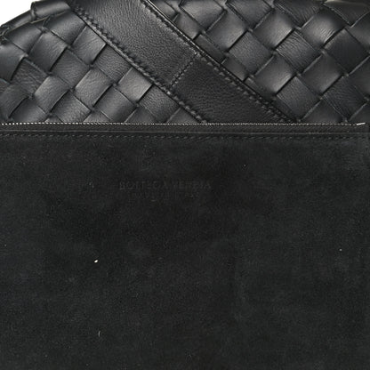 Bottega Veneta Nappa Intrecciato Messenger Bag Black 8 of 16