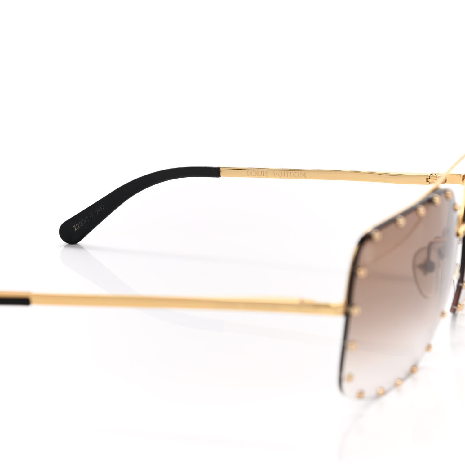 Louis Vuitton The Party Square Gradient Sunglasses Z2353W Brown 5 of 10