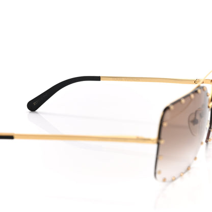 Louis Vuitton The Party Square Gradient Sunglasses Z2353W Brown 5 of 10