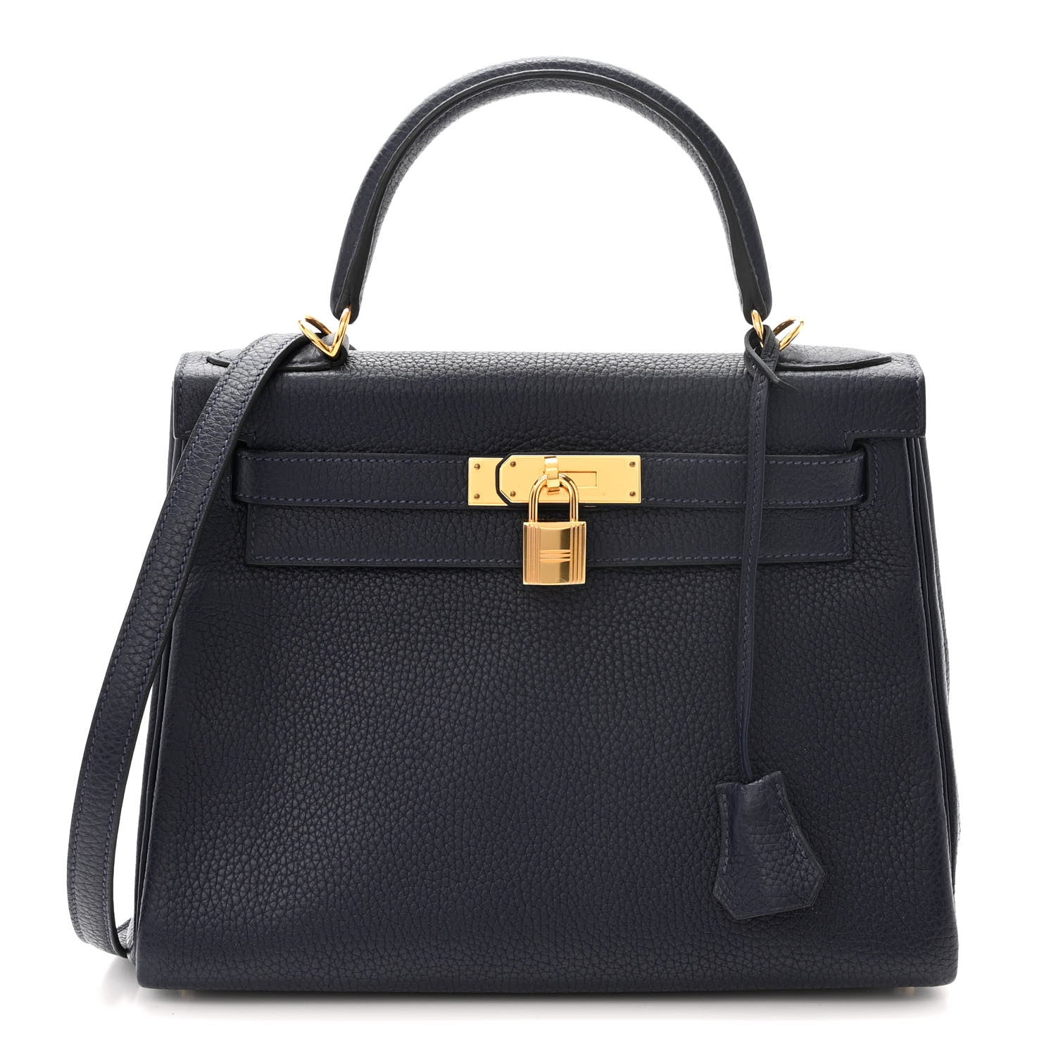 Hermes Togo Kelly Retourne 28 Bleu Nuit 1 of 14