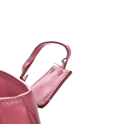 Prada Saffiano Lux Medium Tote Bruyere 16 of 20