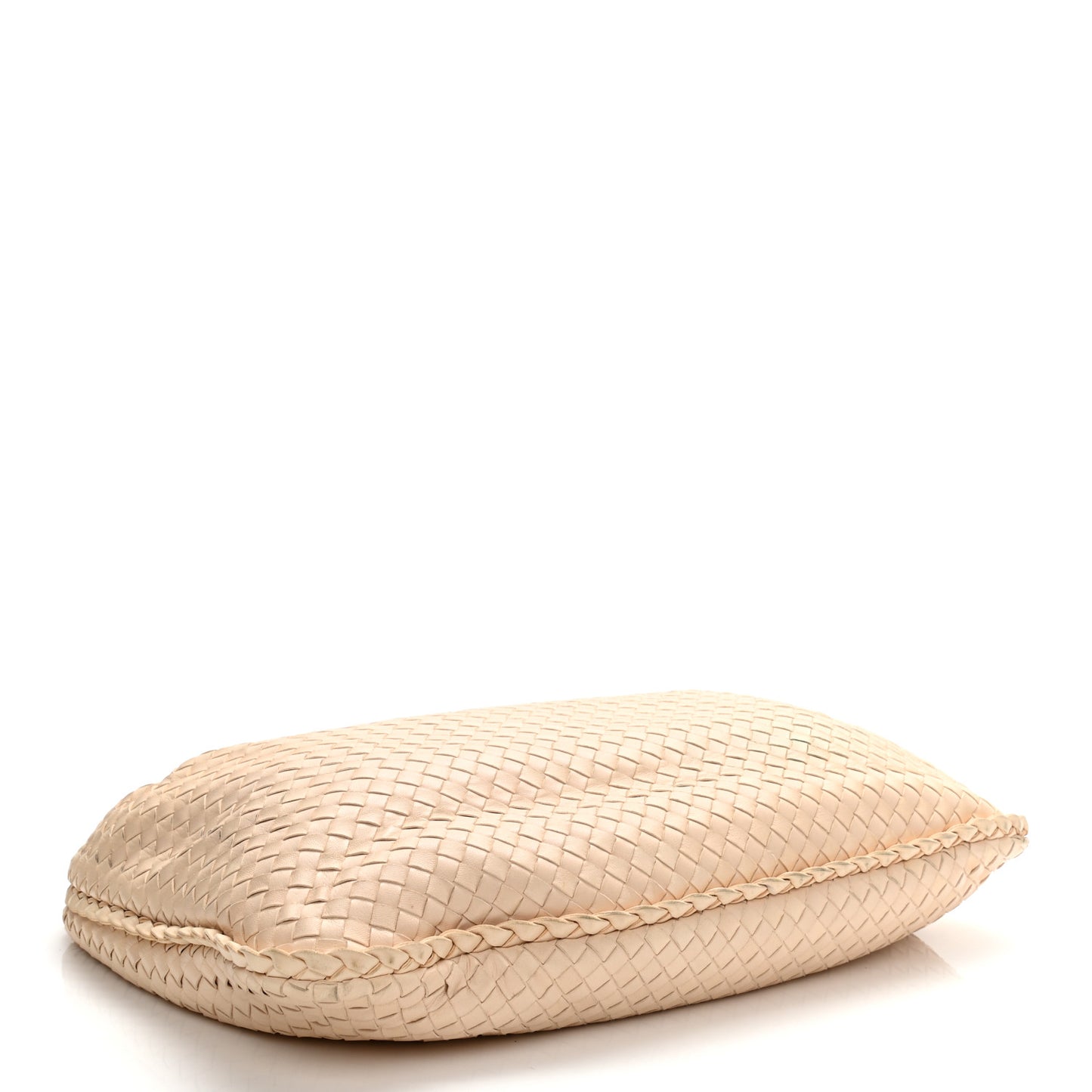 Nappa Intrecciato Large Veneta Hobo Bianco