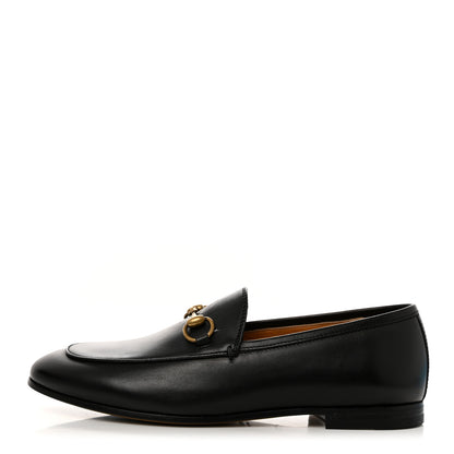 Gucci Lambskin Womens Brixton Horsebit Loafers 35.5 Black 1 of 9