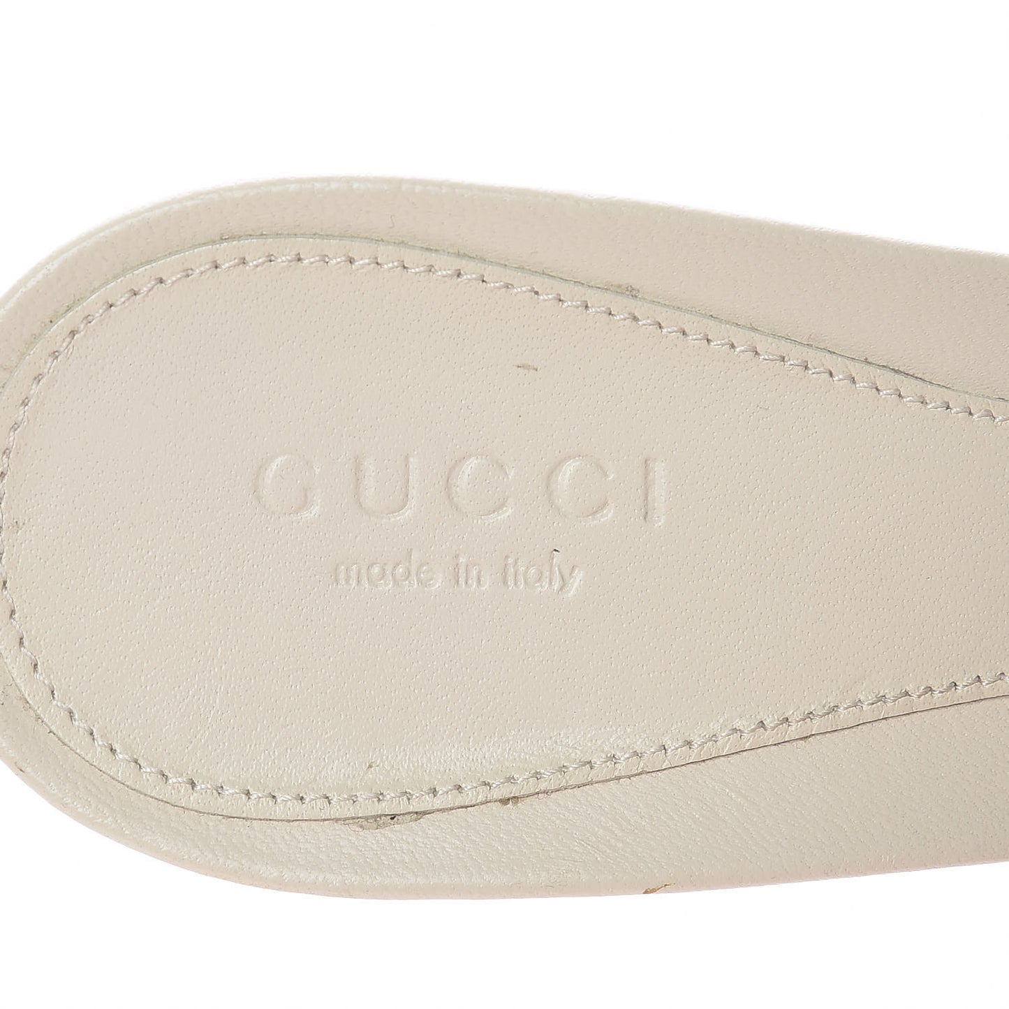 Guccissima Mid Heel Slides 37.5 Dusty Pink