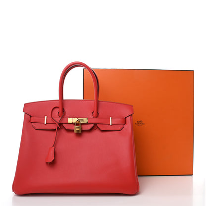 Hermes Epsom Birkin 35 Bougainvillea 12 of 12