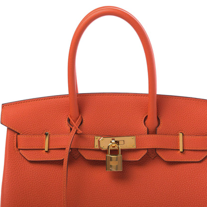 Hermes Togo Birkin 30 Feu 10 of 11