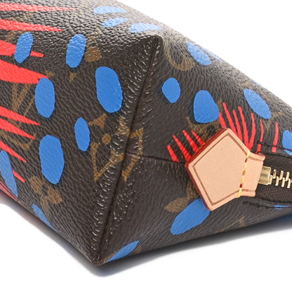 Louis Vuitton Monogram Jungle Dots Cosmetic Pouch Coquelicot Denim 9 of 9