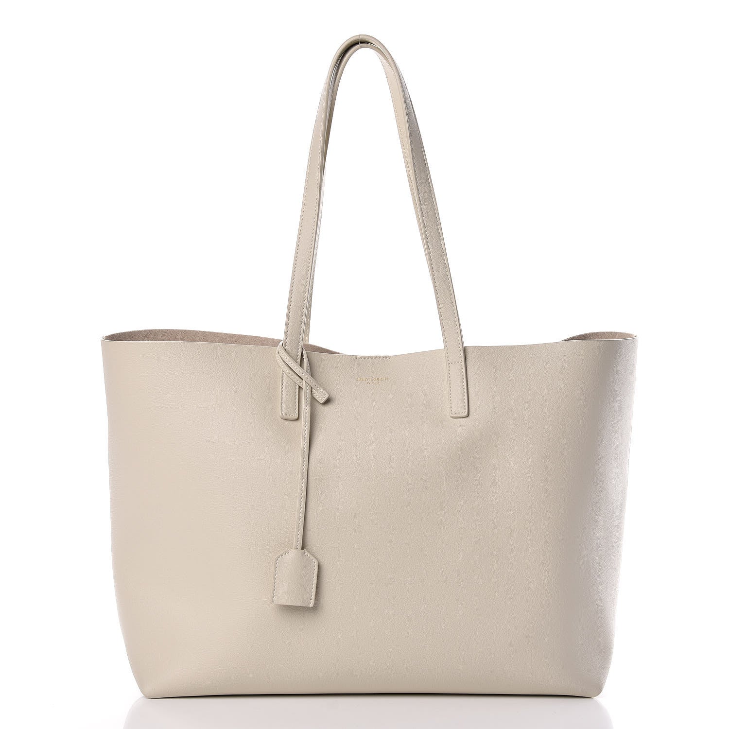 Saint Laurent Calfskin Large Shopping Tote Crema Soft 3 of 12