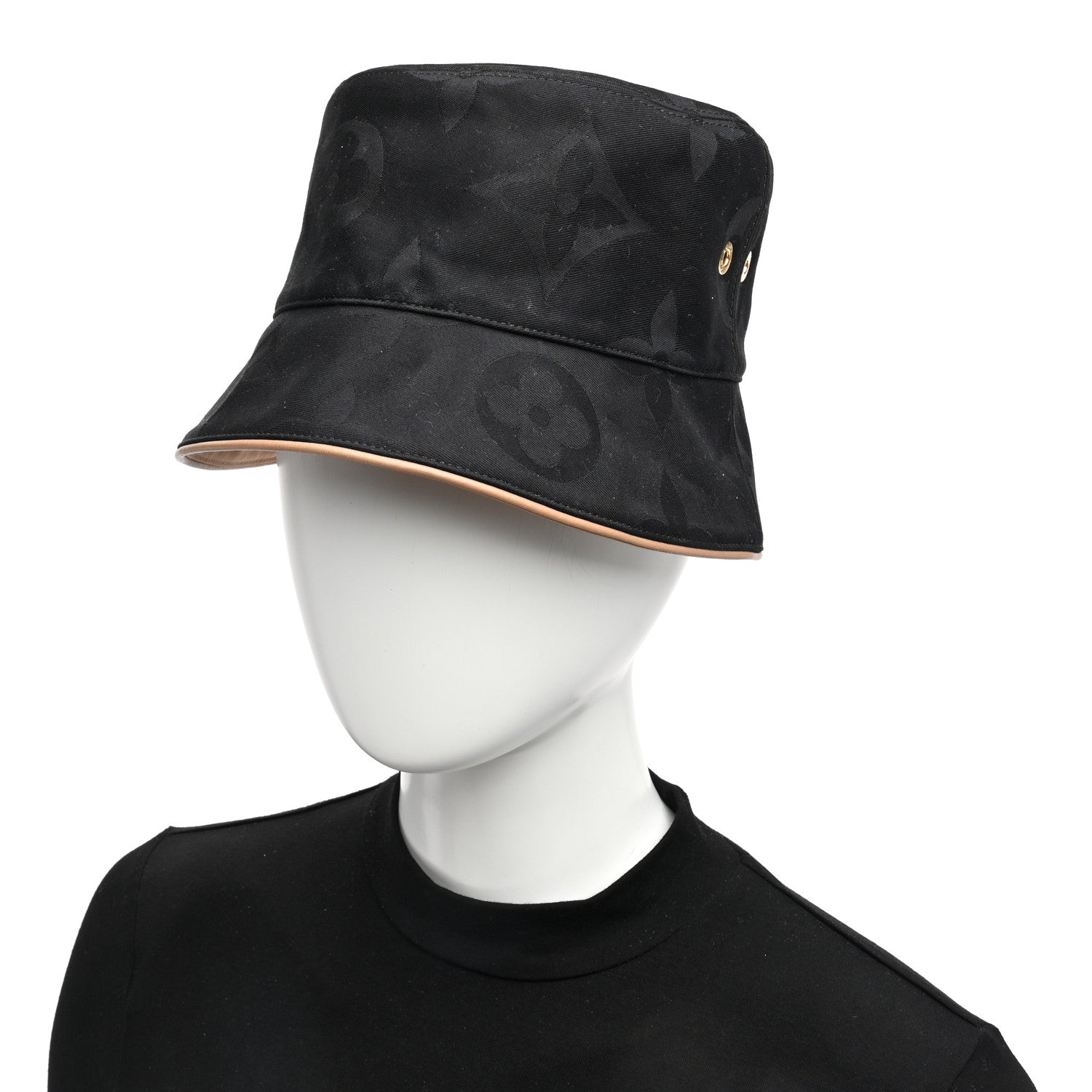 Louis Vuitton Monogram LV First Bucket Hat M Black 2 of 11