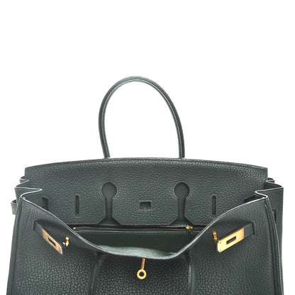 Hermes Fjord Birkin 35 Vert Fonce 6 of 10