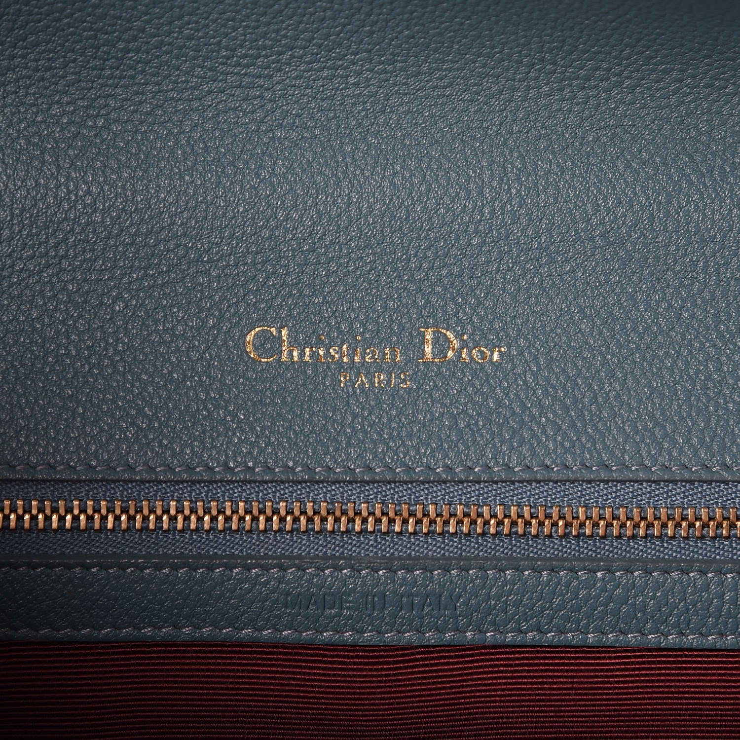 Christian Dior Grained Calfskin Medium Diorama Flap Bag Agave Green 6 of 7