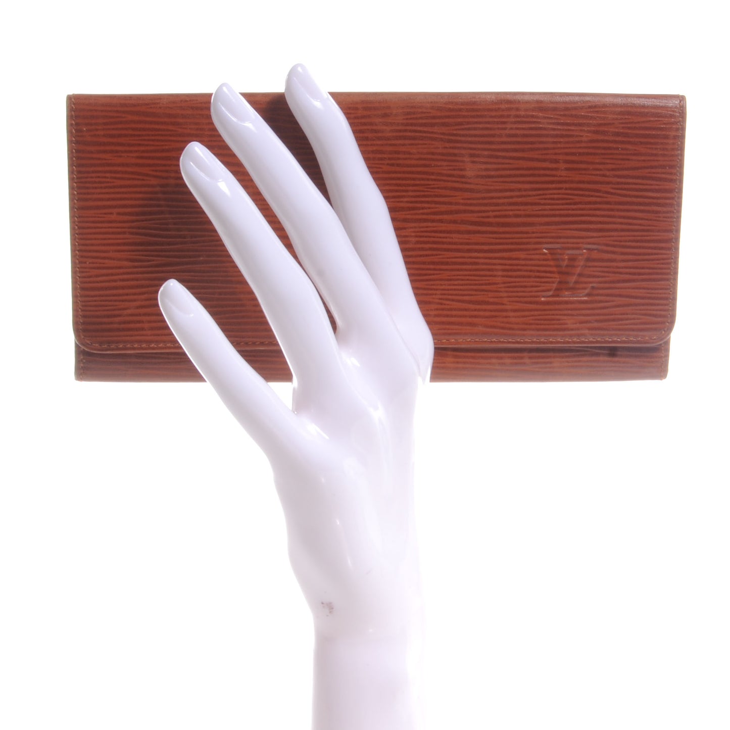 Epi Checkbook Holder Wallet Kenyan Fawn