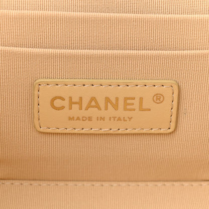 Chanel Calfskin Quilted Small Vanity Case With Chain White 7 of 12