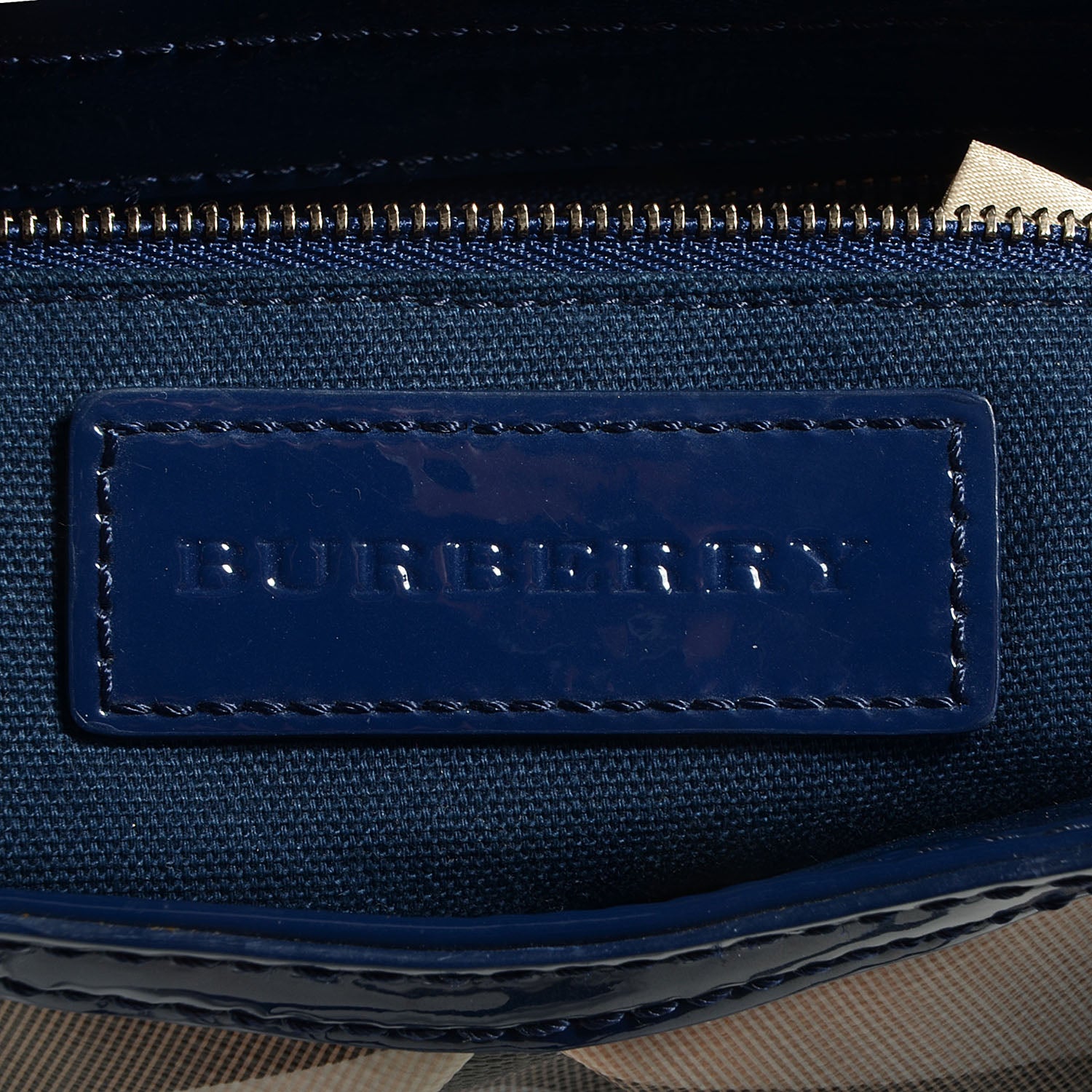 Burberry Nova Pop Degrade Medium Craigwell Hobo Jet Blue 6 of 14