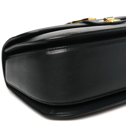 Gucci Roxy Calfskin Small Blondie Top Handle Shoulder Flap Bag Black 9 of 10