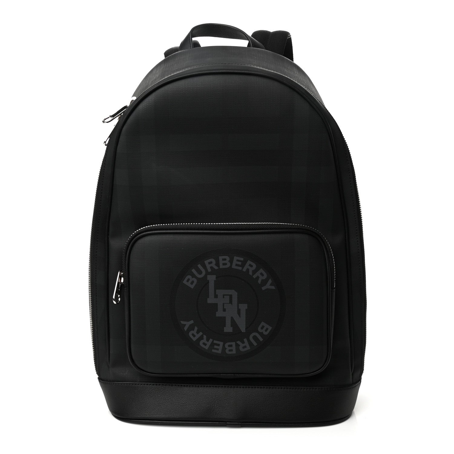 Burberry Smoked Check Backpack Black 1 of 9