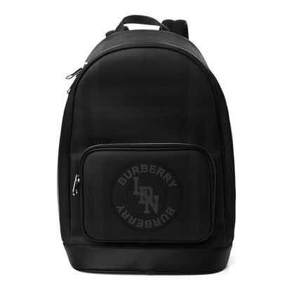 Burberry Smoked Check Backpack Black 1 of 9