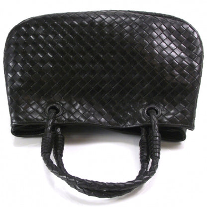 Bottega Veneta Leather Intrecciato Woven Tote Nero 5 of 9