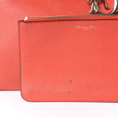 Christian Dior Bullcalf Large Diorissimo Tote True Red 14 of 15