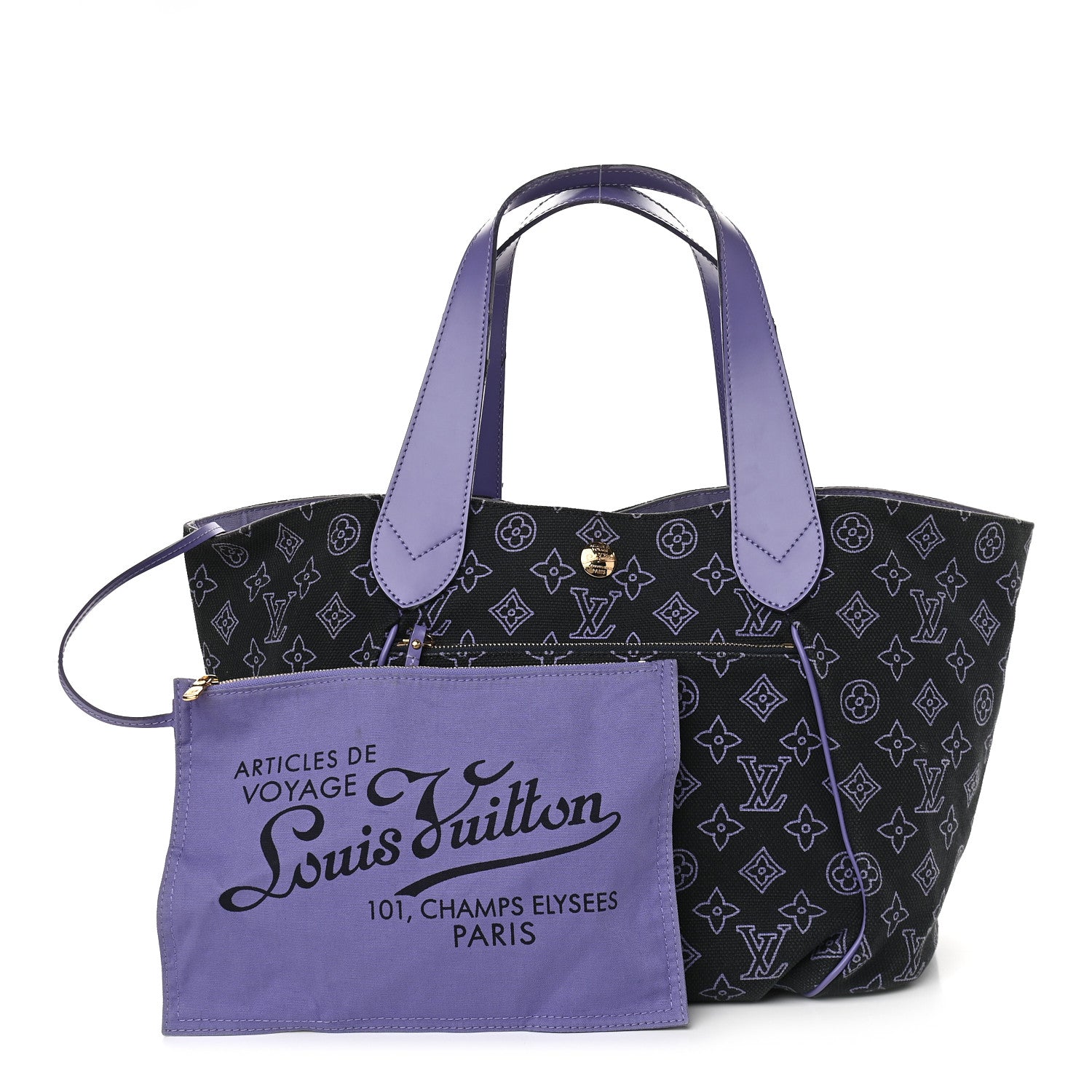 Louis Vuitton Cabas Ipanema PM Navy 1 of 15