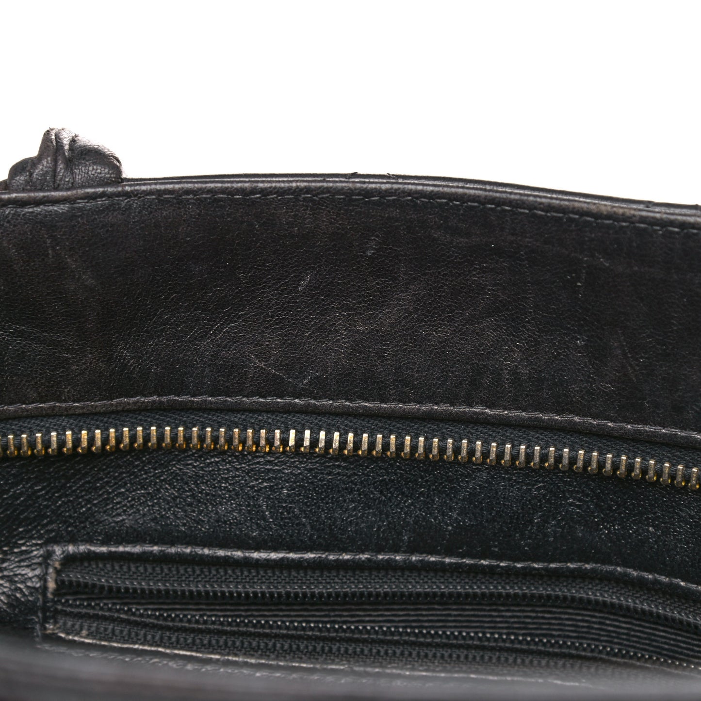 Lambskin Quilted Medallion Tote Black