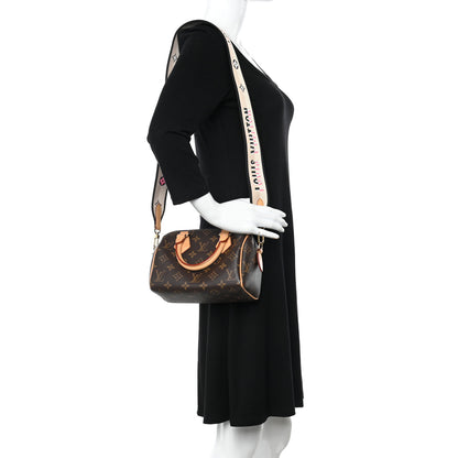 Louis Vuitton Monogram Speedy Bandouliere 20 Black 2 of 11