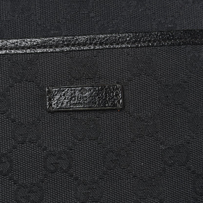 Gucci Monogram Flat Messenger Bag Black 8 of 10