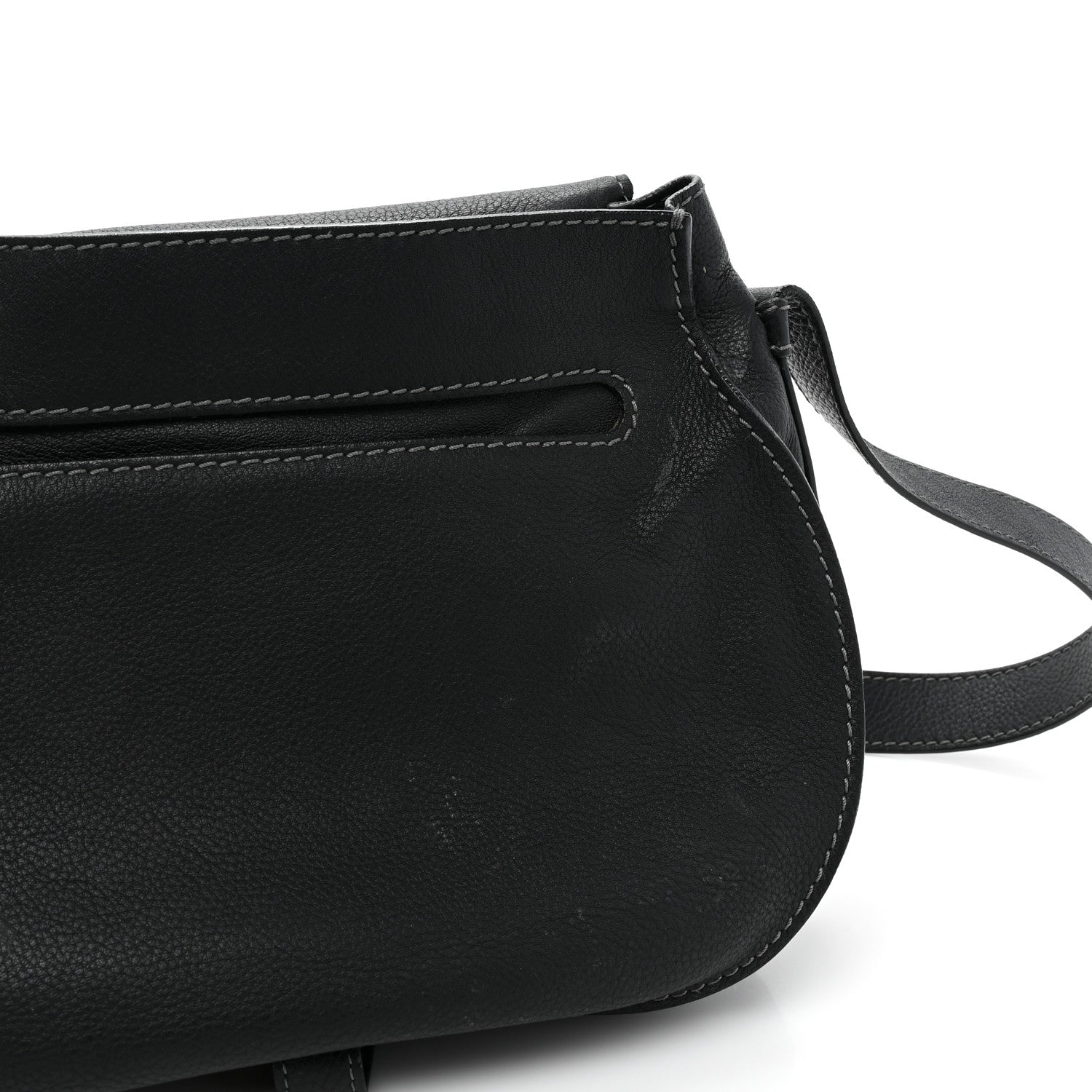 Chloe Calfskin Medium Marcie Round Crossbody Bag Black 11 of 11