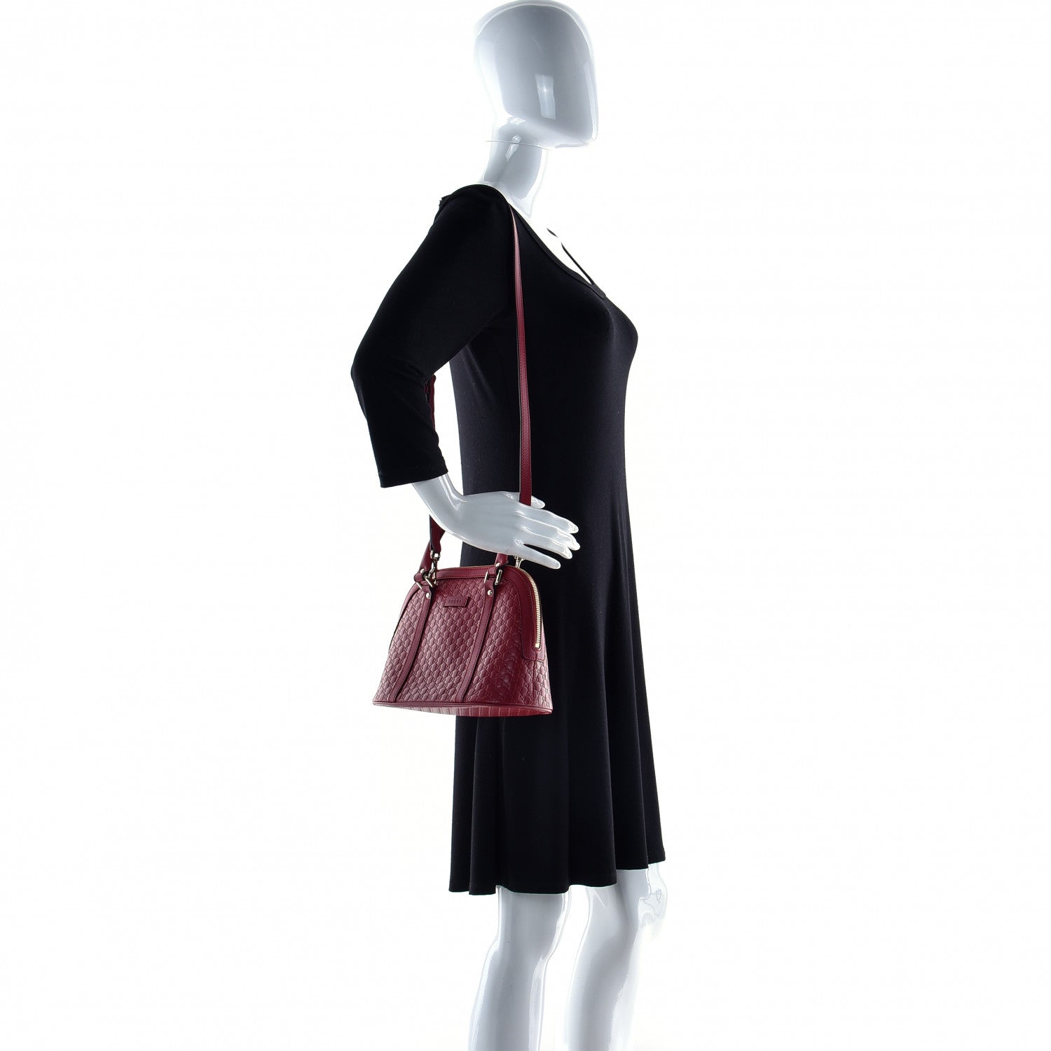 Gucci Soft Microguccissima Mini Dome Bag Rosso 2 of 13