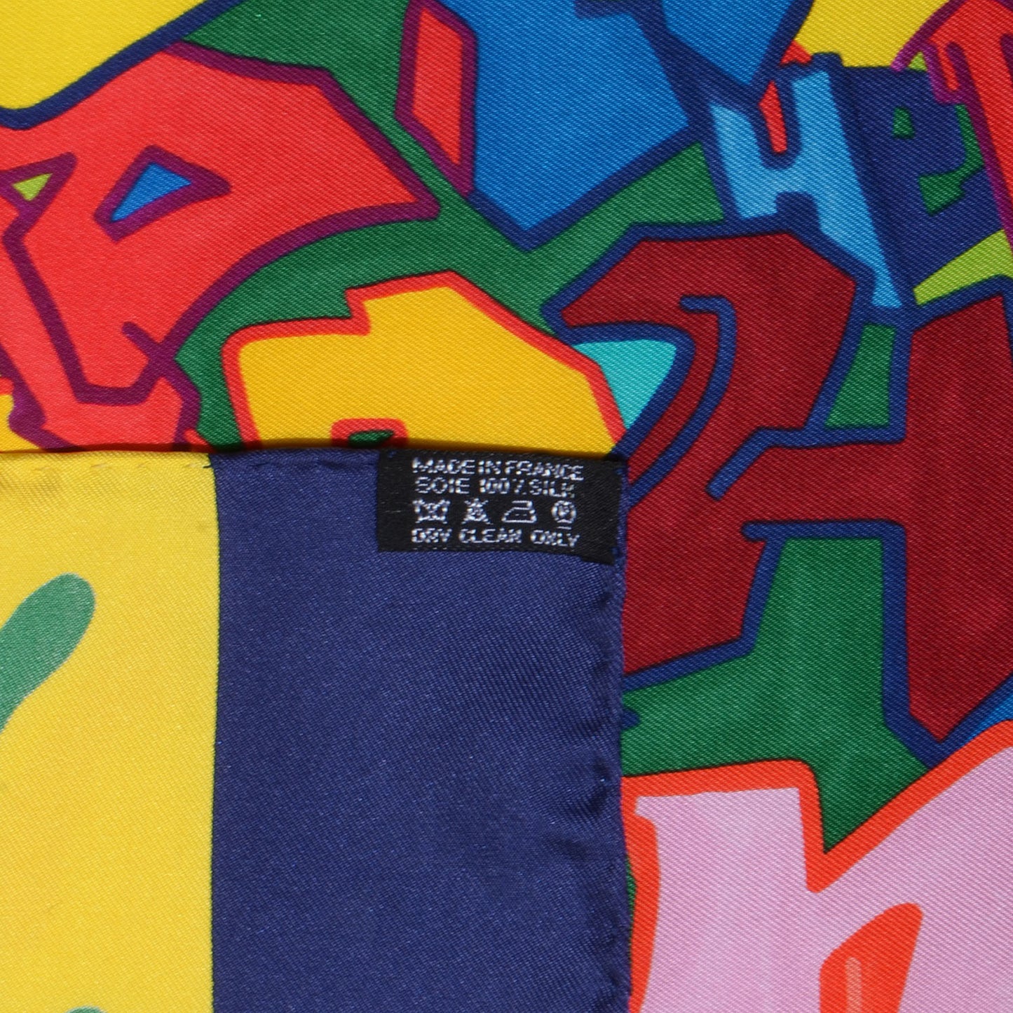 Silk Graff Graffiti Scarf 90