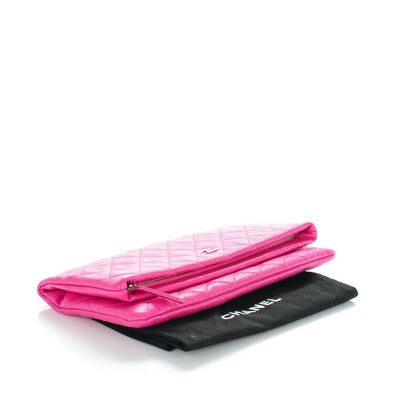 Chanel Caviar Quilted CC Beauty Clutch Pink 4 of 7