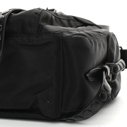 Prada Nylon New Vela Studded Messenger Bag Black 10 of 10