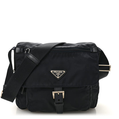 Prada Nylon Vela Messenger Blue 1 of 12