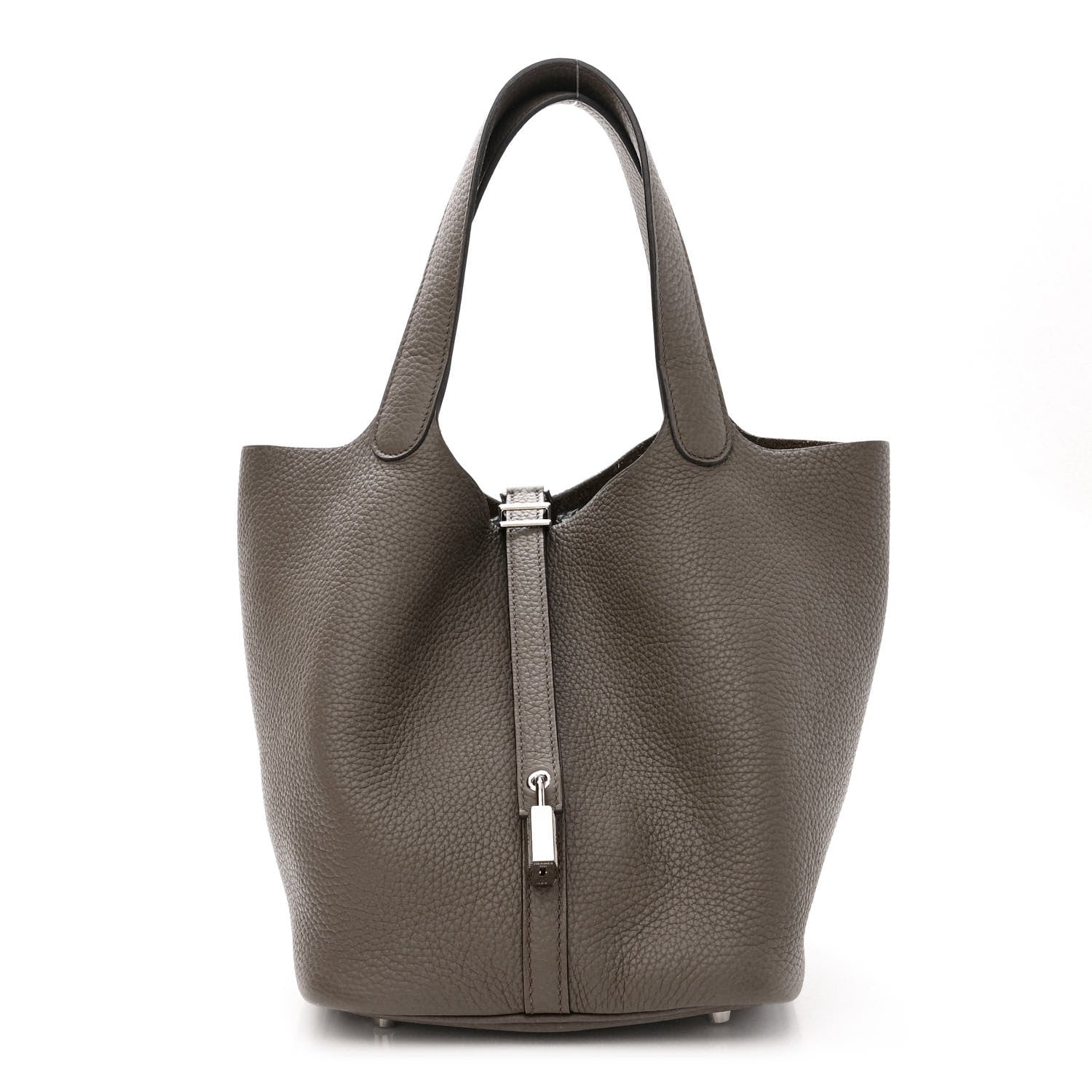 Hermes Taurillon Clemence Picotin Lock 22 MM Etain 1 of 10