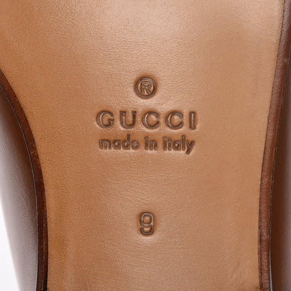 Gucci Betis Glamour Calfskin Horsebit Mens Jordaan Loafers 9 Cuir 8 of 14