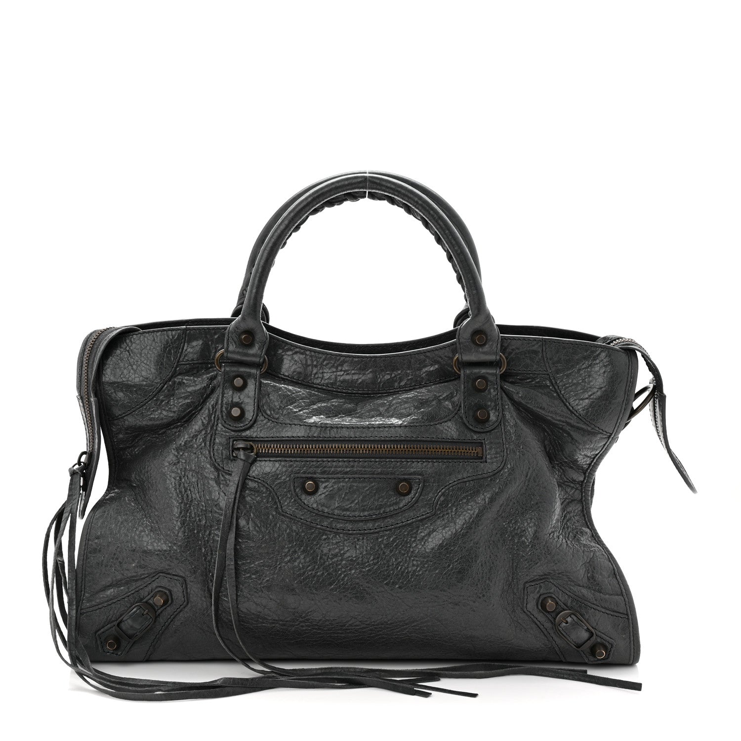 Balenciaga Agneau Classic Hardware City Anthracite 1 of 11