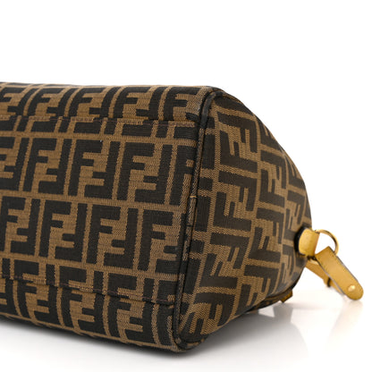 Fendi Zucca Vitello Elite Small Boston Tobacco Yellow 10 of 18