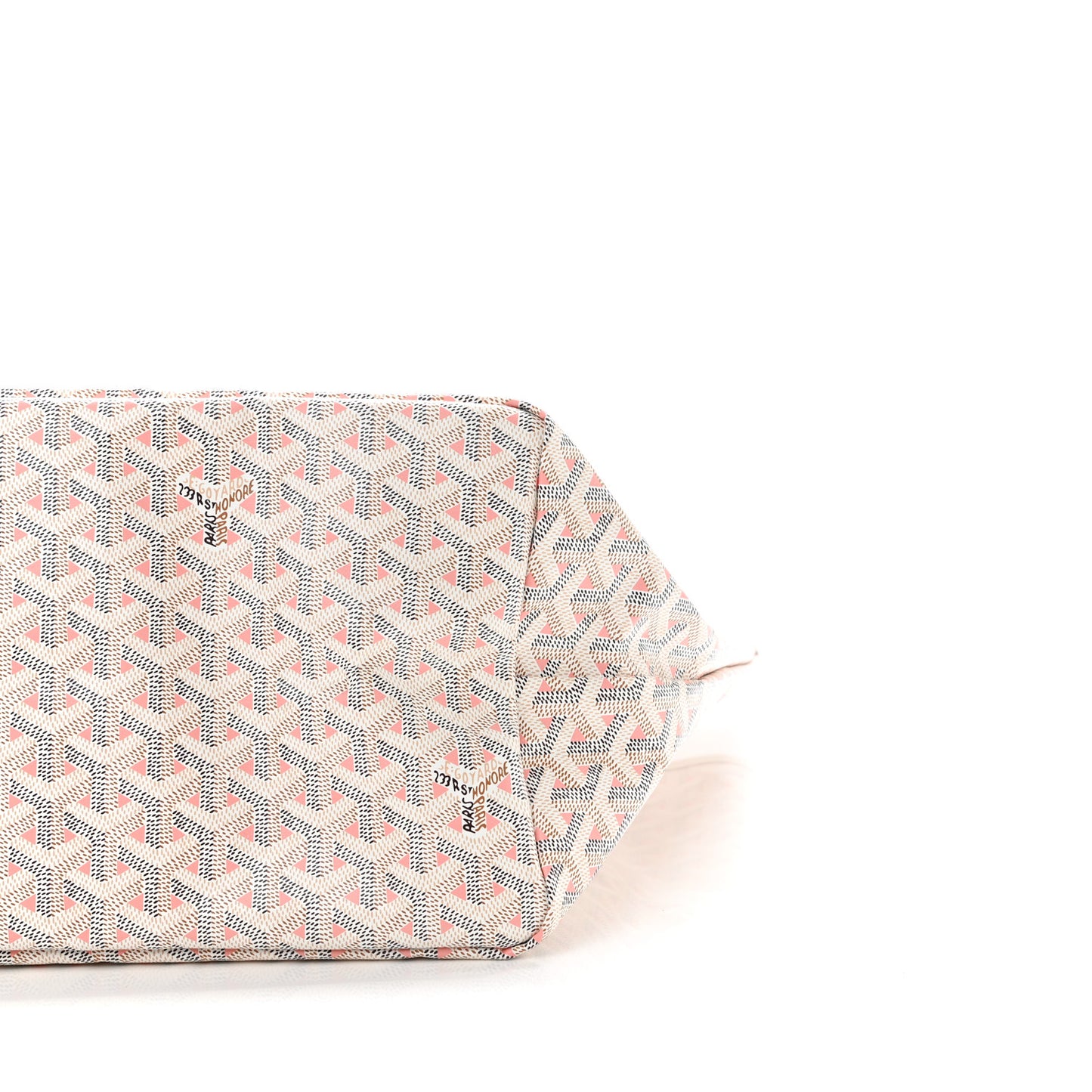 Goyardine Saint Louis Claire Voie GM White Pink