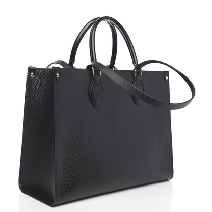 Louis Vuitton Epi Onthego MM Black 2 of 8