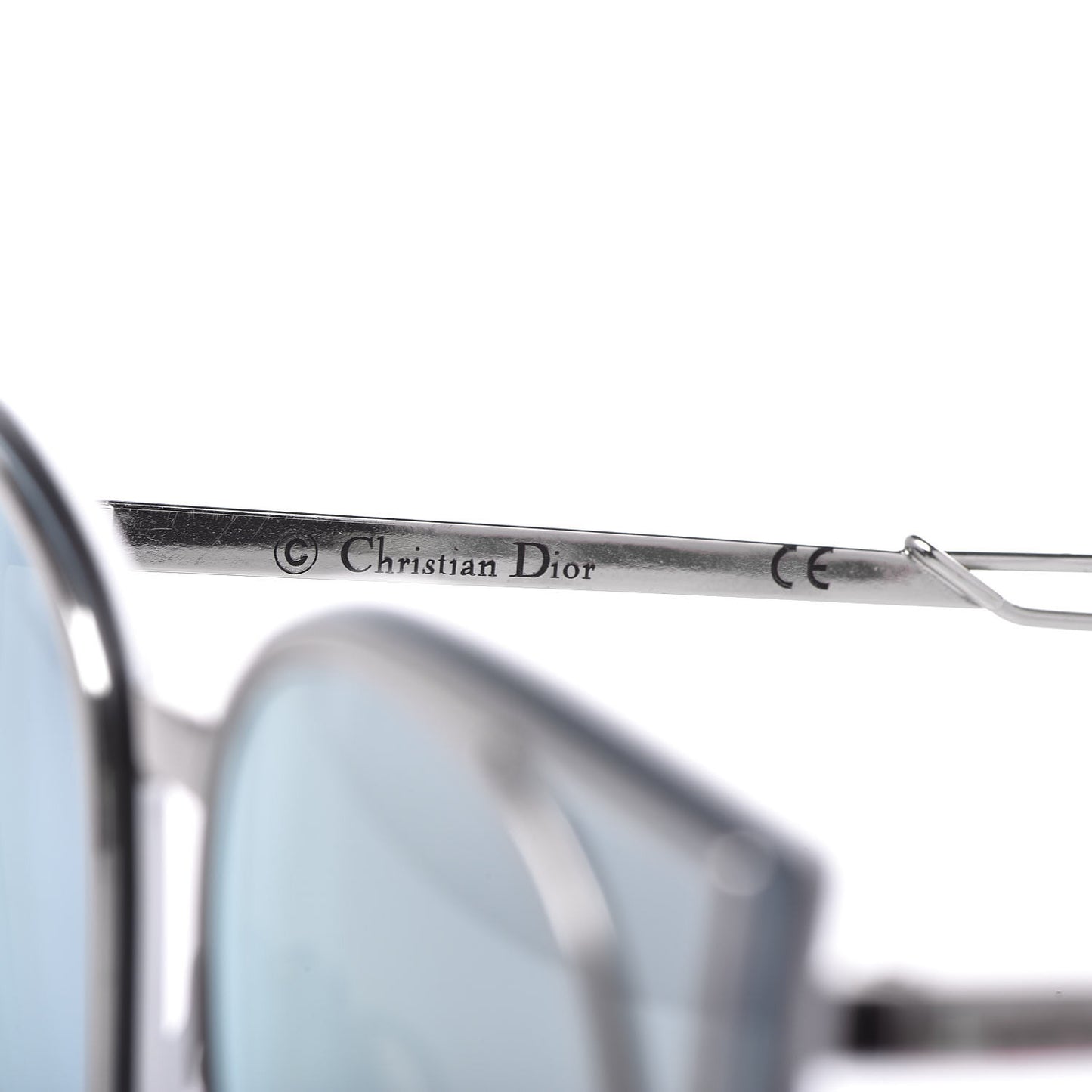 Sculpt Cat Eye Sunglasses Shiny Palladium