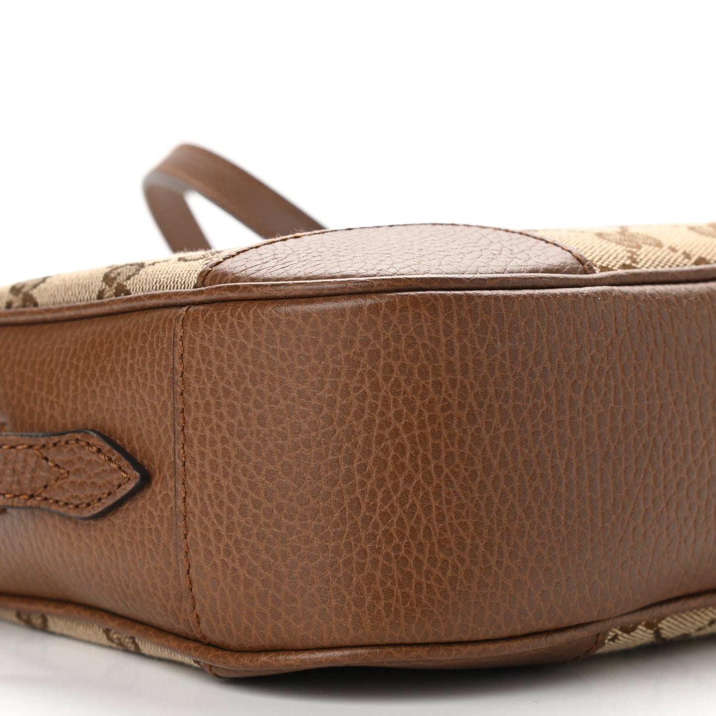 Monogram Mini Bree Messenger Bag Beige Tabacco