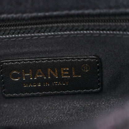 Chanel Denim Quilted Denim Mood Mini Rectangular Flap Black Multicolor 7 of 12