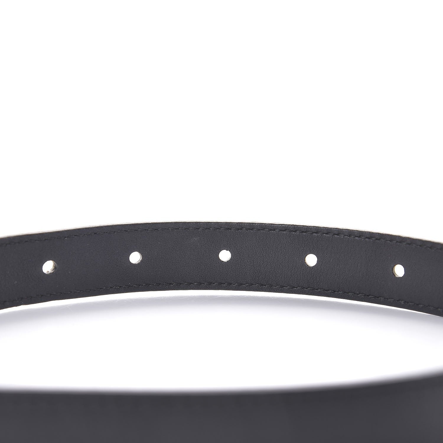 Gucci Calfskin Double G 20mm Belt 70 28 Black 4 of 5