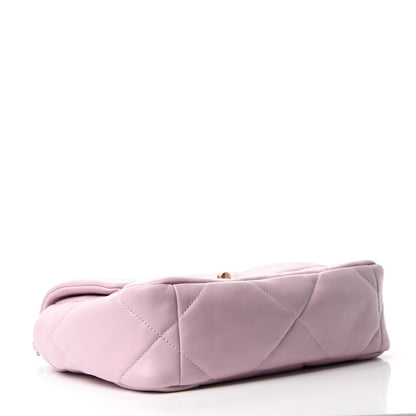 Chanel Lambskin Quilted Medium 19 Flap Light Pink 4 of 11