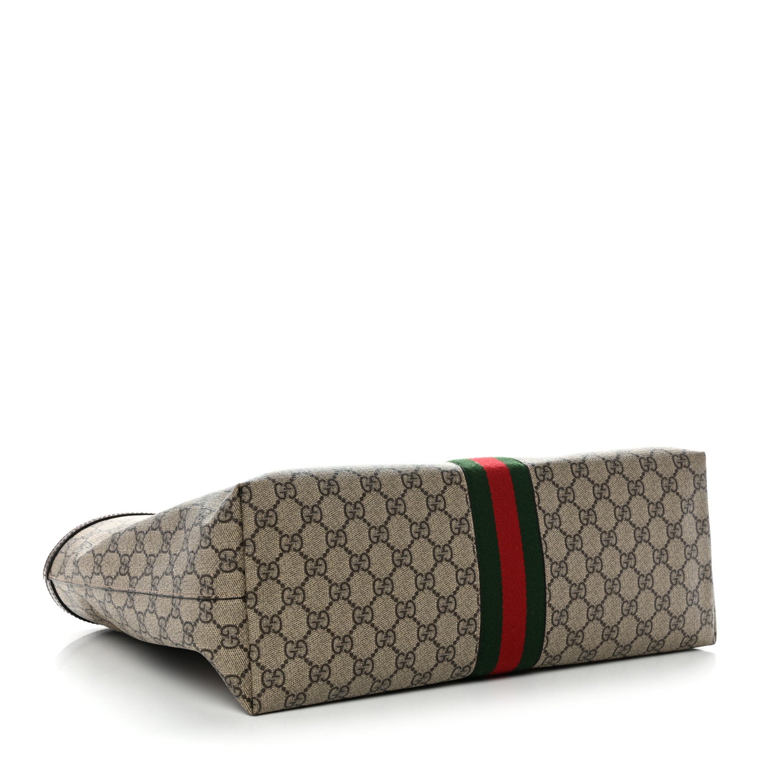Gucci GG Supreme Monogram Medium Ophidia Shopping Tote Brown 4 of 10