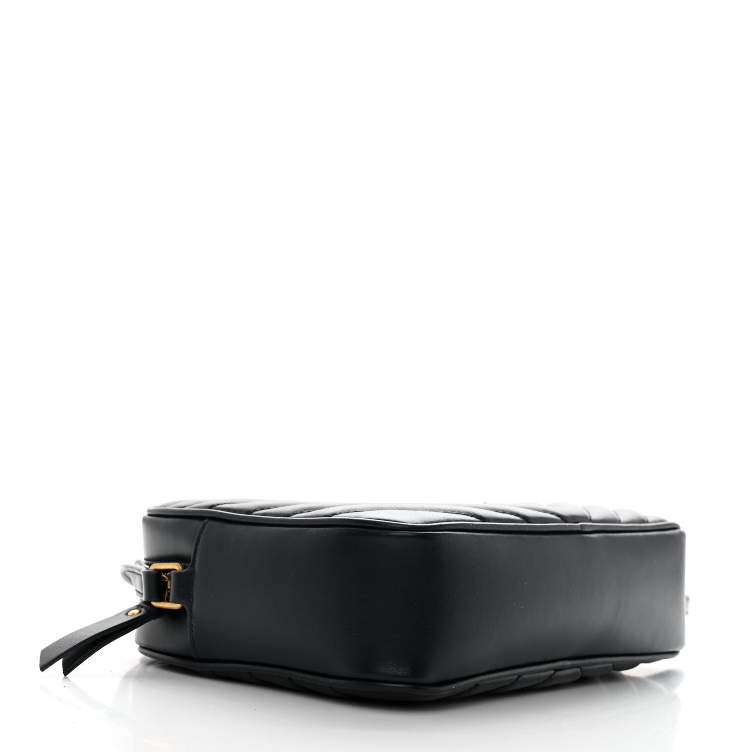 Saint Laurent Calfskin Matelasse Monogram Lou Camera Bag Deep Marine 4 of 10