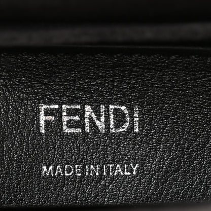 Fendi Vitello Liberty Scalloped Studded Small Kan I Shoulder Bag Black Multicolor 7 of 16