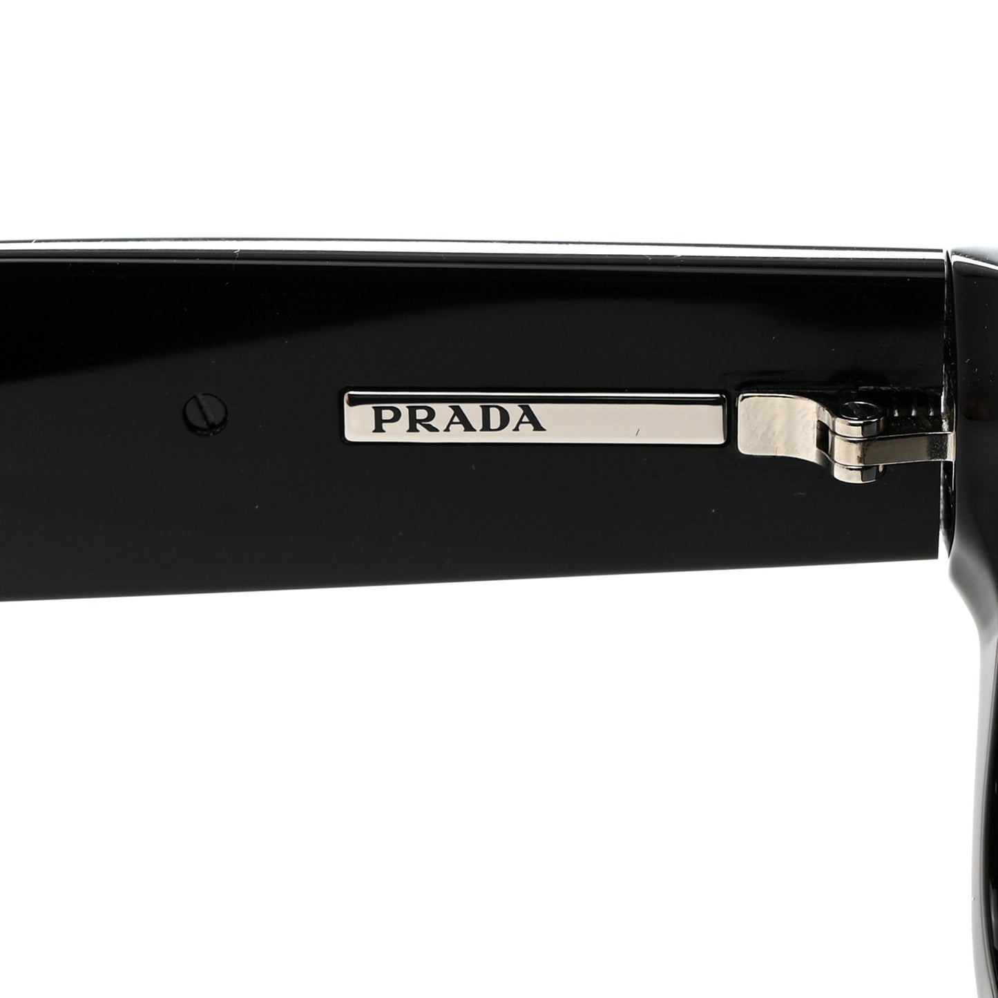 Acetate Rectangular Sunglasses SPR A03 Black
