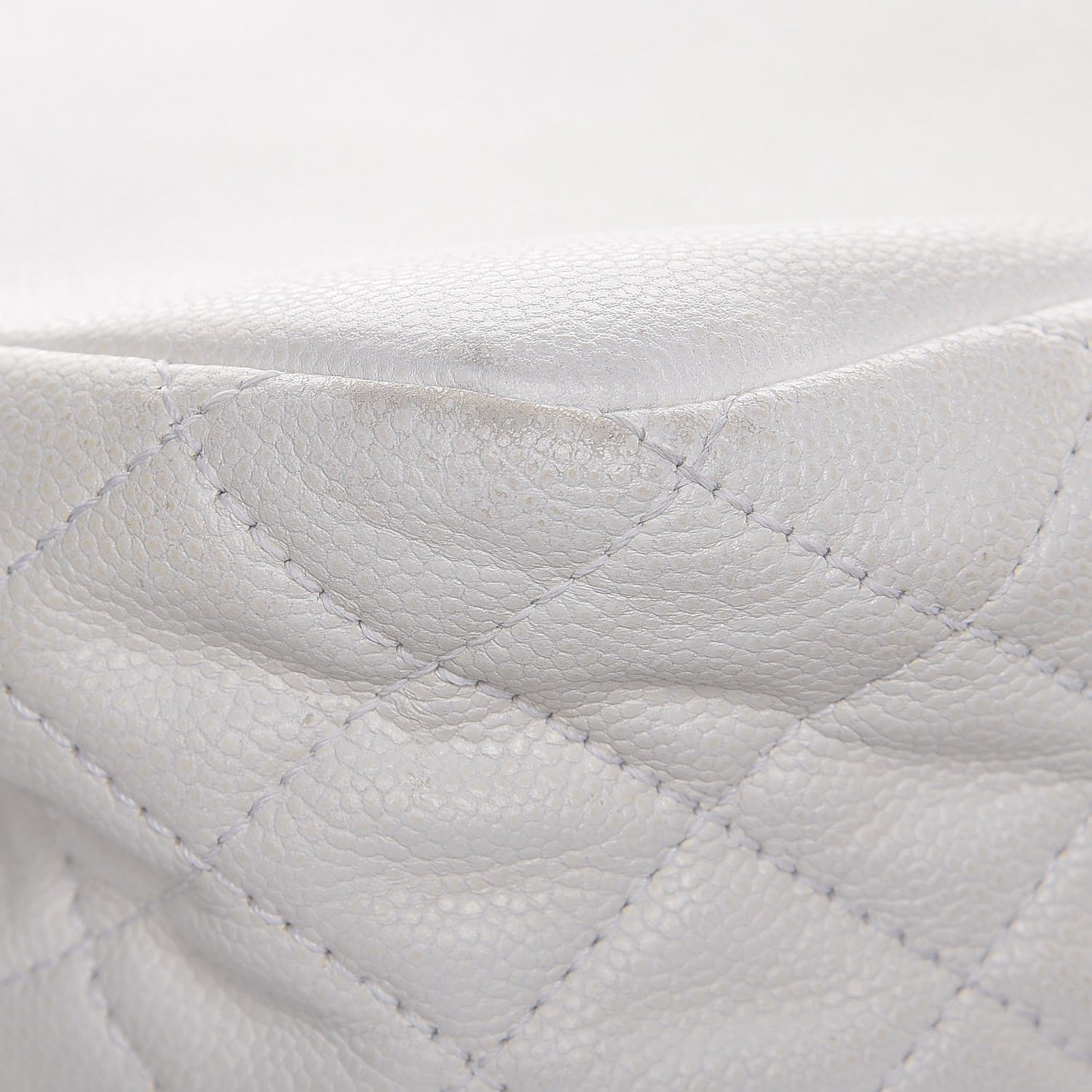 Caviar Large Timeless CC Flap White