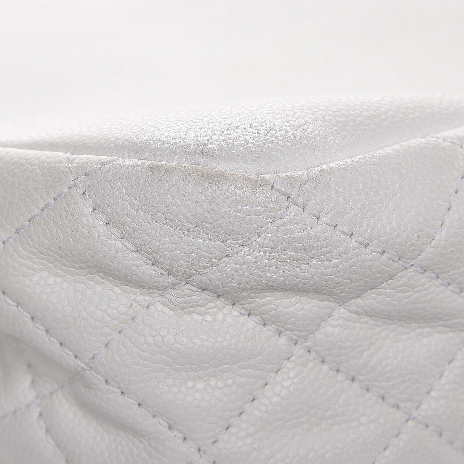 Chanel Caviar Large Timeless CC Flap White 11 of 12